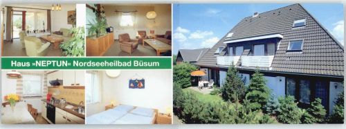 Büsum Gasthaus Neptun, Klappkarte