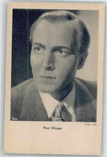 Klinger, Paul Filmschauspieler
