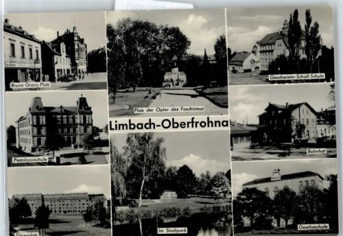 09212 O9102 Limbach-Oberfrohna - Bruno-Granz-Platz, Pestalozzischule, Stadtpark, Geschwister-Scholl-Schule, Bahnhof, Goetheschule, Platz der Opfer des Faschismus, Dürerplatz
