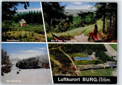 25712 W2224 Burg (Dithmarschen) - Paradiestal, Am Hamberg, Cleve-Hang, Sportzentrum