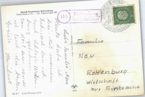 Weitenburg Landpoststempel