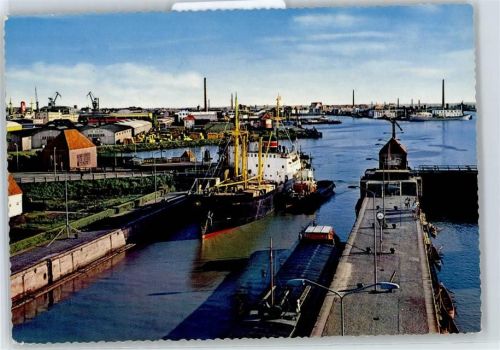 Bremerhaven Doppelschleuse, Fischereihafen, Schiff