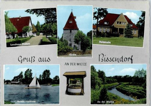 30900 W3002 Bissendorf , Han - Landhaus Peeters, Kirche, Heidenheim, Heidesee, Wietze