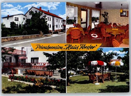 69429 W6935 Waldbrunn , Odenw - Pension Haus Förster