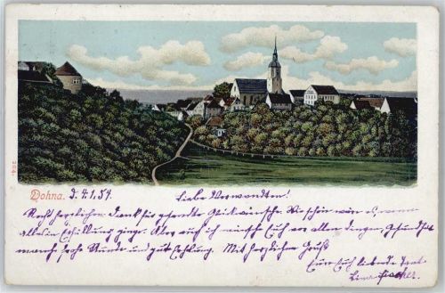 01809 O8313 Dohna , Sachs - Marke entfernt