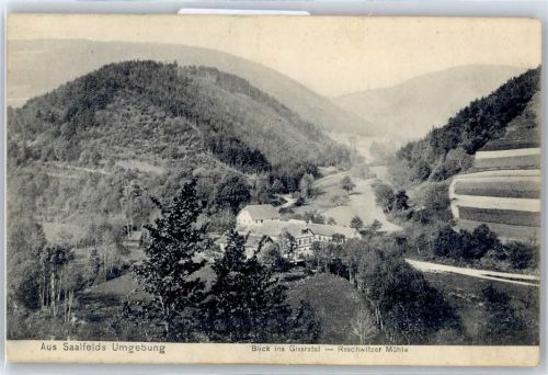 07318 O6800 Saalfeld , Saale - Gissratal, Reschwitzer Mühle