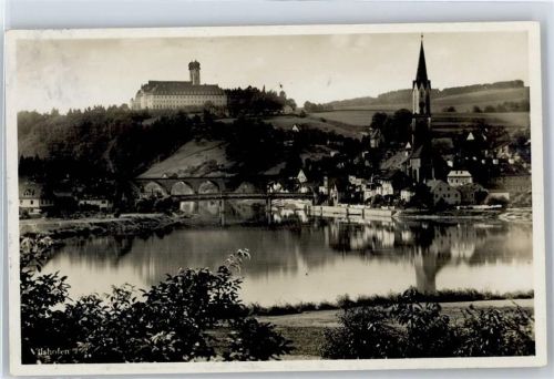 Vilshofen Kloster Schweiklberg, Kirche, Ortsansicht