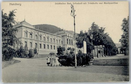 Bad Harzburg Städtisches Bad, Juliushall mit Trinkhalle und Musikpavillon