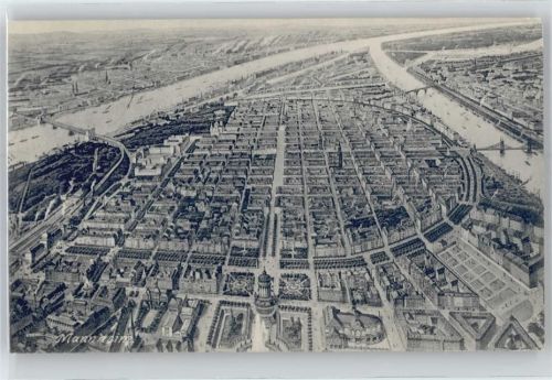 Mannheim Mannheim aus der Vogelschau
