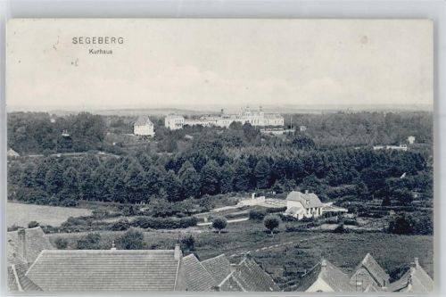 Bad Segeberg Kurhaus, Luftaufnahme, Feldpost
