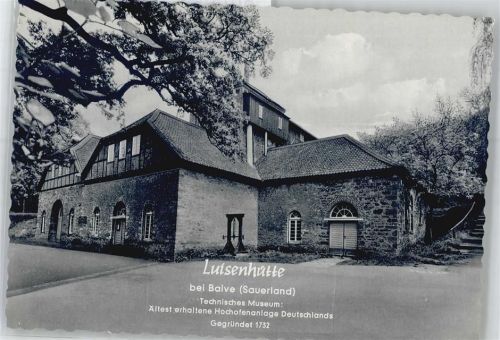 Balve Luisenhütte, Technisches Museum Hochofenanlage