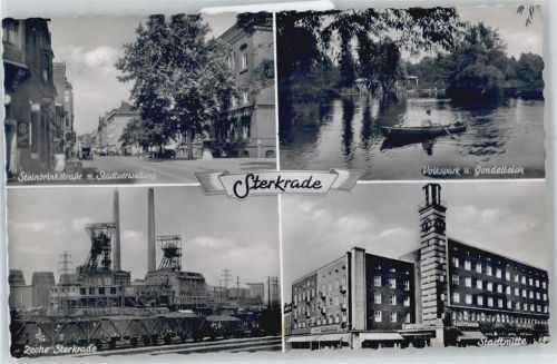 Sterkrade Steimbrinkstraße, Stadtverwaltung, Volkspark, Gondelteich, Stadtmitte, Zeche