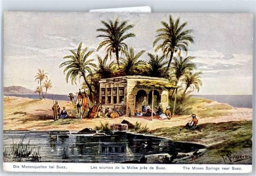 Mosesquellen bei Suez Perlberg, F.