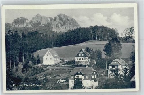 01824 O8324 Rathen Kurort , Sachs Gebrauchsspuren