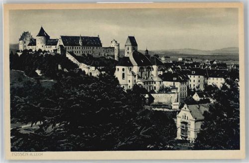 Füssen Blick zum Schloß