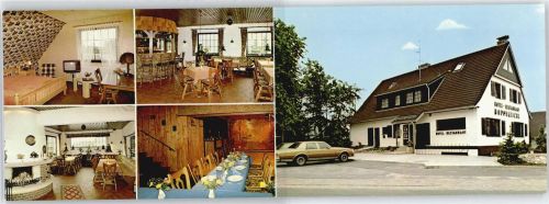 Schenefeld Hotel Restaurant Doppeleiche, Klappkarte
