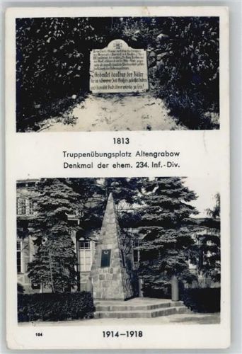 Altengrabow WK II, Denkmal, Gedenkstein
