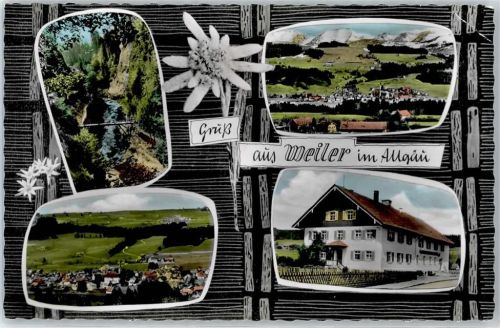 87538 W8975 Weiler i Allgäu - Teilansichten