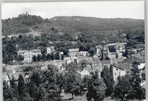 Bad Blankenburg Burgruine Greifenstein, Kirche, Ortsansicht