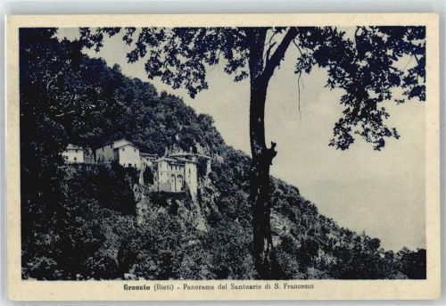Rieti Greccio, Panorama del Santuario di S. Francesco