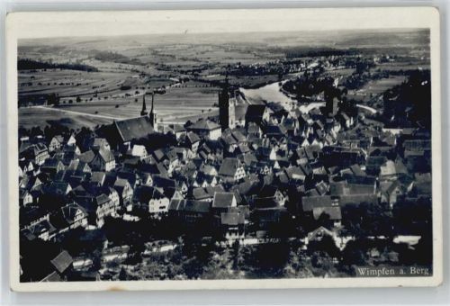 Wimpfen Kirche, Ortsansicht