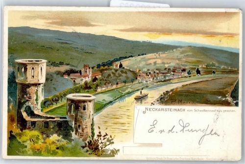 Neckarsteinach Schwalbennest , sign.P.Maier