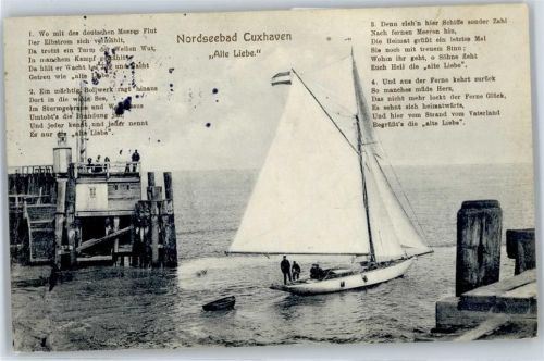Cuxhaven Alte Liebe, Segelschiff