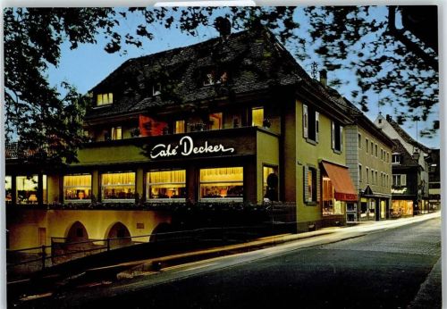 79219 W7813 Staufen , Breisgau - Konditorei Cafe Decker