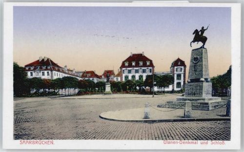 Saarbrücken Ulanen-Denkmal, Schloß