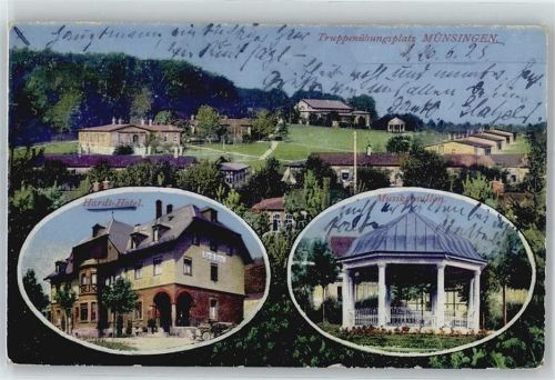 Münsingen Hardt-Hotel, Musikpavillon, Truppenübungsplatz