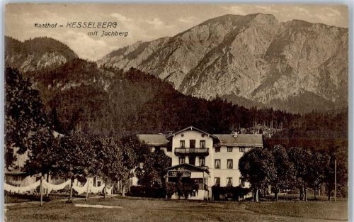 82431 W8113 Kochel a. See - Gasthof Kesselberg mit Jochberg