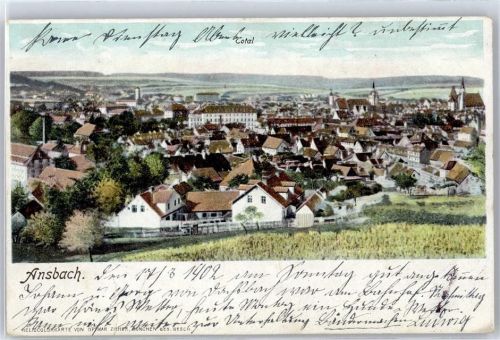 Ansbach Verlag Ottmar Zieher Nr. Handdesign Ansbach