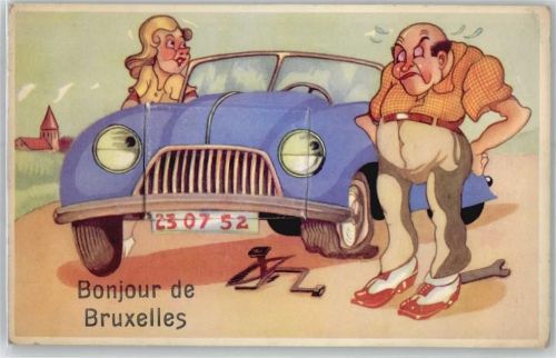 Brüssel Leporello, Humor: Auto