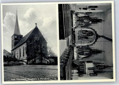 Bergtheim Kirche mit Innenraum