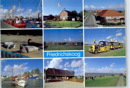 Friedrichskoog Robben, Hafen, Ferienwohnungen AKU1
