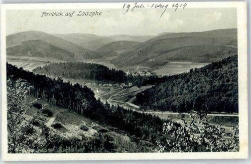 Bad Laasphe Gesamtansicht, Fernblick