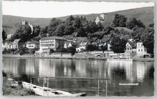 Neckarsteinach Blick zur Mittelburg, Vorderburg
