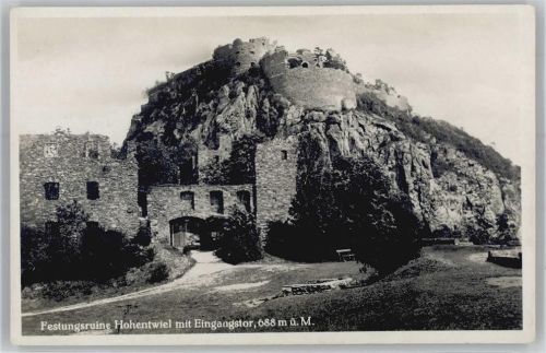 Hohentwiel Leporello, Festungsruine