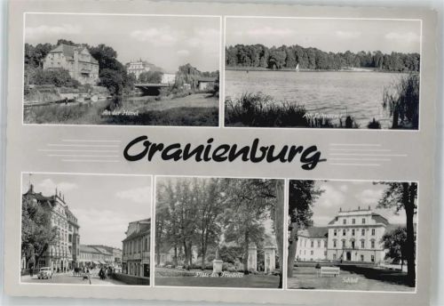 Oranienburg An der Havel, Am Lehnitzsee, Stalinallee, Platz des Friedens, Schloß