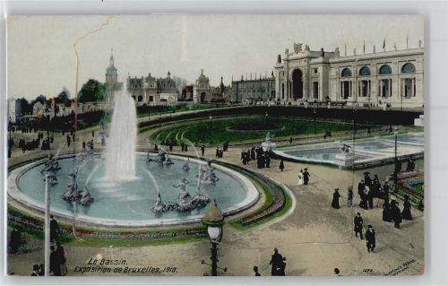 Brüssel Leporello, Le Bassin, Exposition 1910