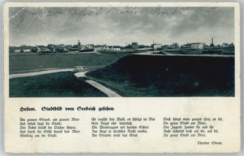 Husum Totalansicht, Gedicht von Theodor Storm