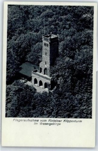 31737 W3260 Rinteln - Klippenturm , Fliegeraufnahme