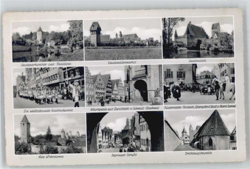 Dinkelsbühl Teilansichten, tausendjährige Stadt