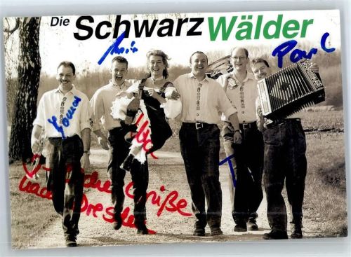 Originalunterschrift Die Schwarzwälder