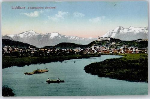 Ljubljana s kamniskimi planinami