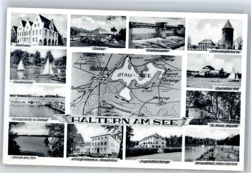45721 W4358 Haltern - Hotel Seehof Rathaus Siebenteufelsturm