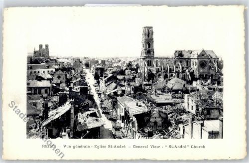 Reims zerstört