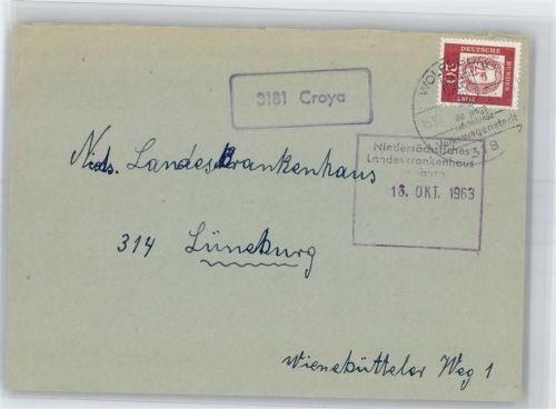 Croya Landpoststempel