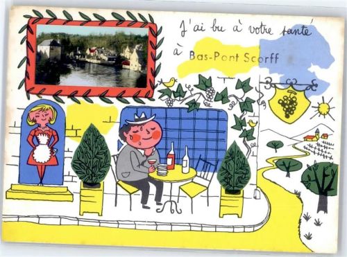 Pont-Scorff Leporello, Im Weinrestaurant
