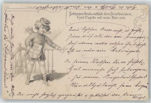 Briefträger , Spruch